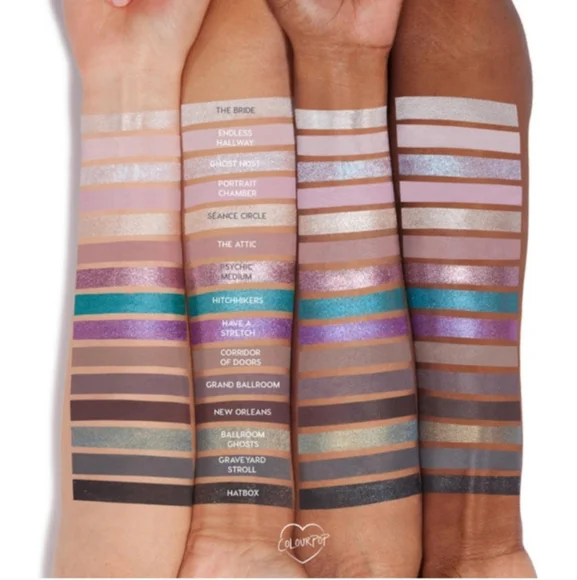 ColourPop x Disney Haunted Mansion Welcome Foolish Mortals Eyeshadow Palette